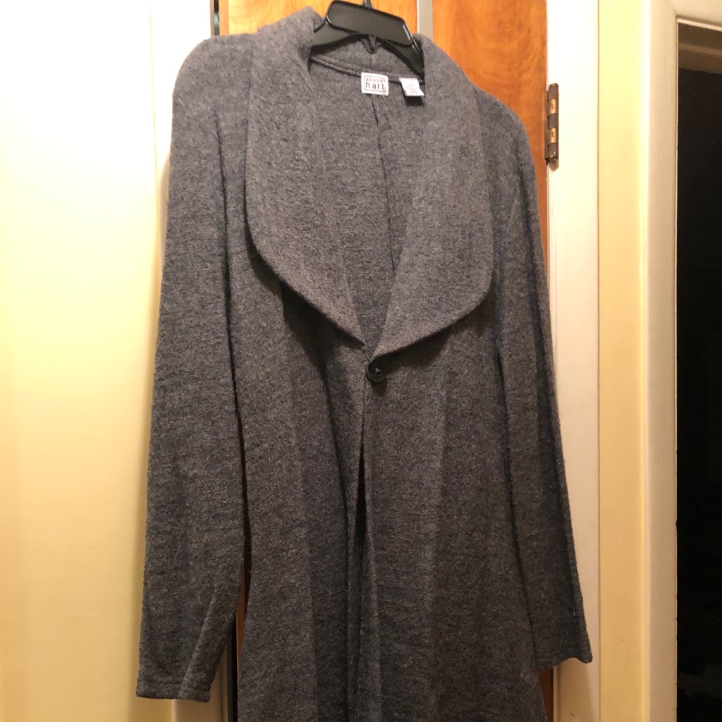 Coat Jacket One Button Wool